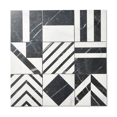 Swoon Mix Decor Patterned Tile